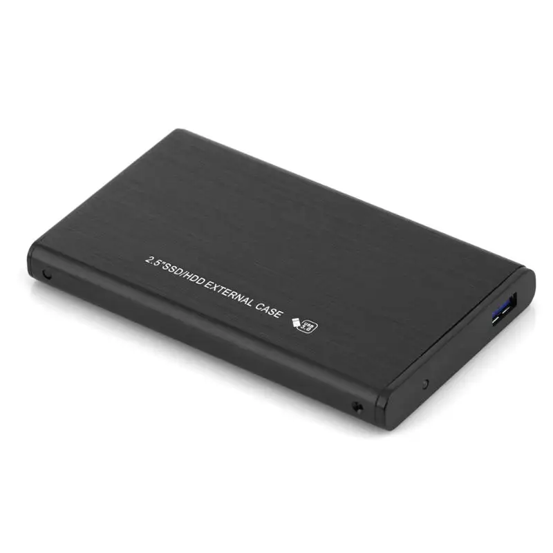 2,5 дюймов USB3.0 SDD корпус жесткого диска корпус матовый металлический жесткий диск Внешний корпус 3 ТБ высокоскоростной USB3.0 жесткий диск коробка для ПК