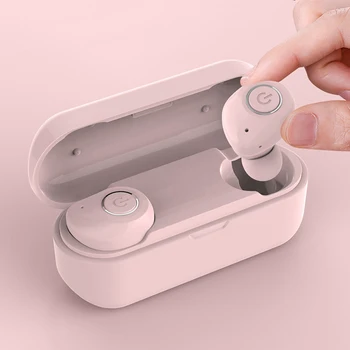 

02 TWS Earbuds wireless Bluetooth 5.0 Earphone In Ear Headphone Sport Headset with microphone handsfree ear buds For Phones