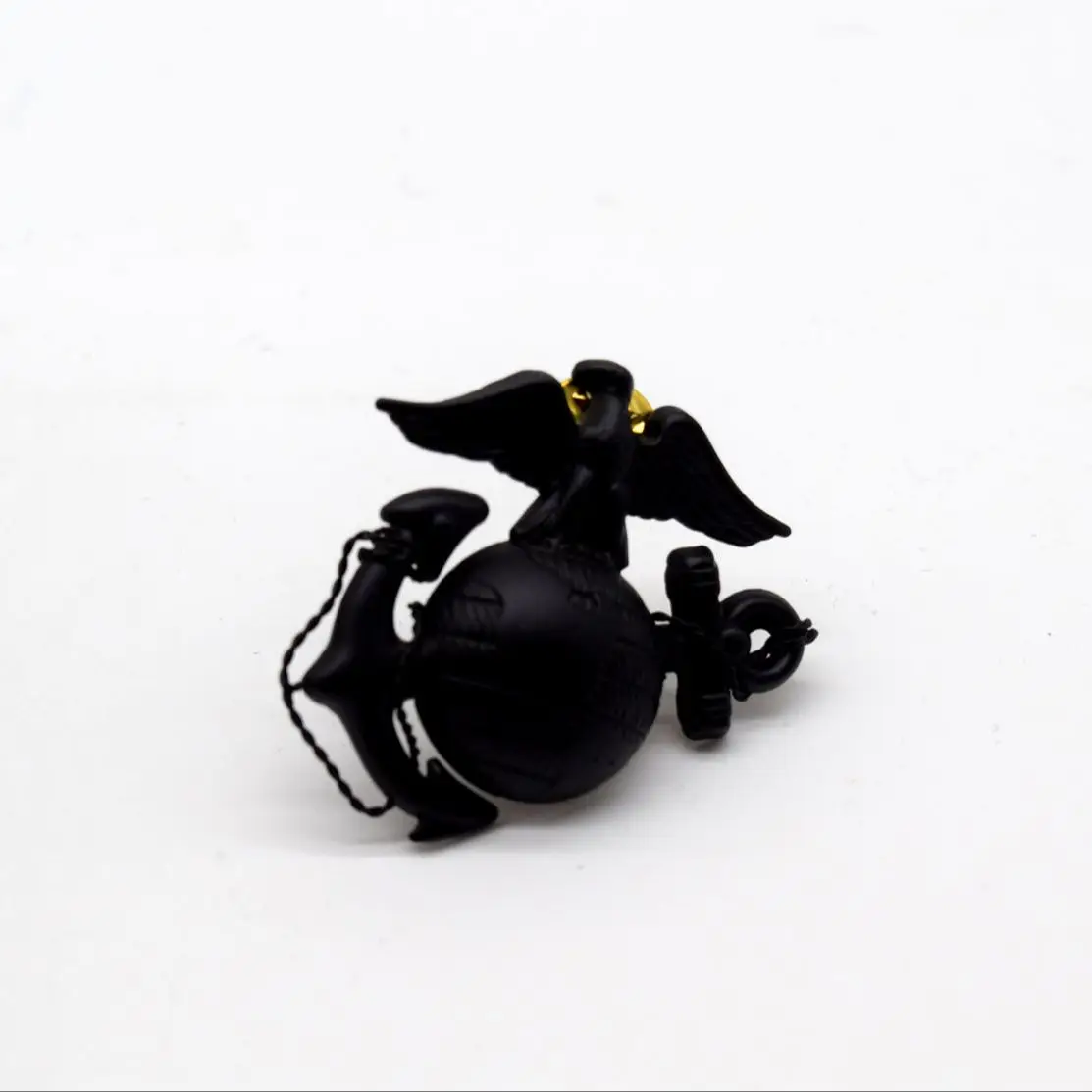 US officer Dress Cap Badge Pin Insignia USMC Badge Black