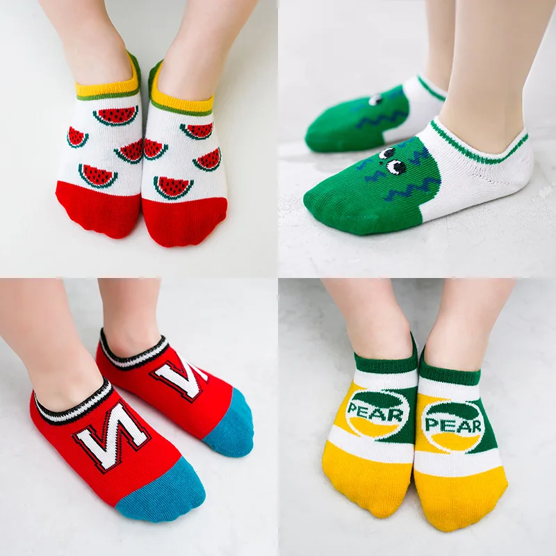

2019 New Style CHILDREN'S Socks Children's Socks Cotton Children Socks Cartoon No-show Socks Hidden Socks BABY'S Socks