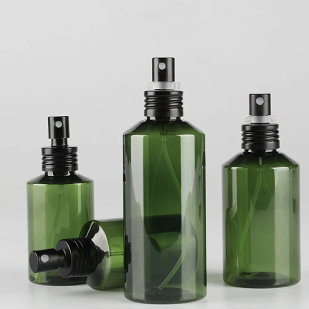 50/100/150/200 ML Spray Bottle Portable Green Plastic Sprayer Bottle  Refillable Travel Perfume Bottle Cosmetic Containers