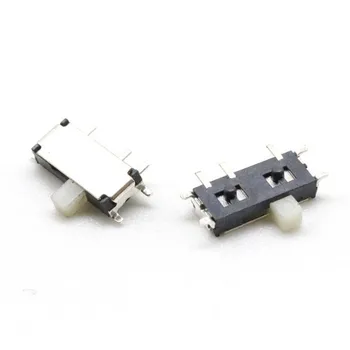 

50pcs/lot Mini 7-Pin On/Off 1P2T SPDT MSK-12C02 SMD Toggle Slide Switch For MP3 MP4