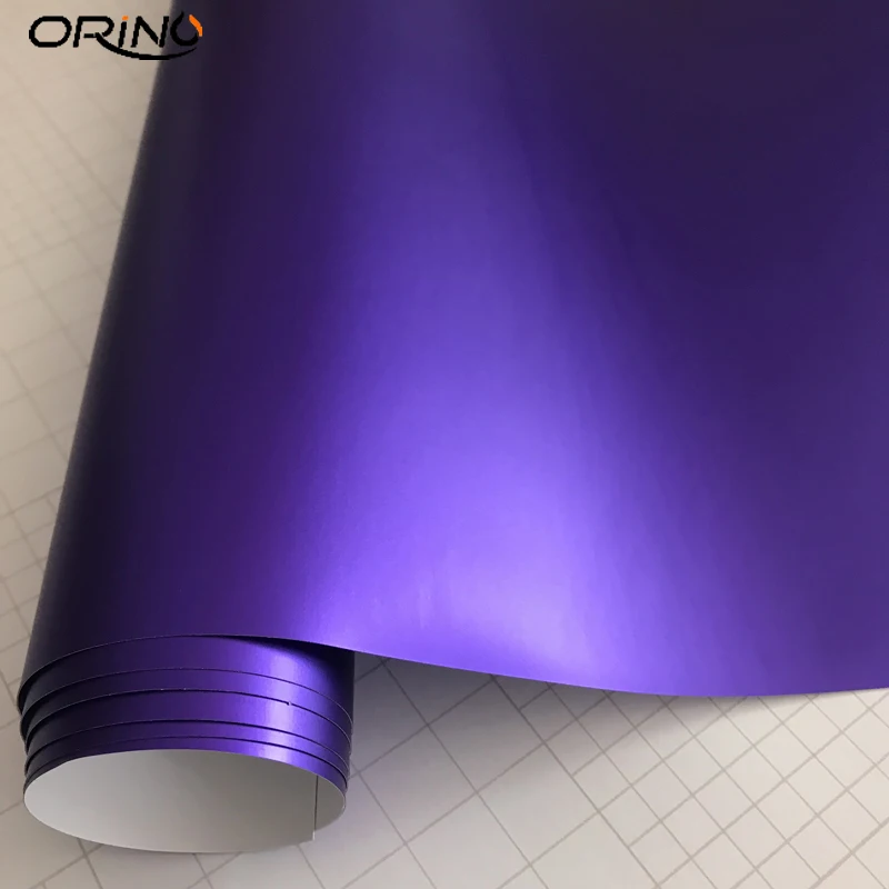 Purple Matt Metallic Vinyl Film Sticker-6