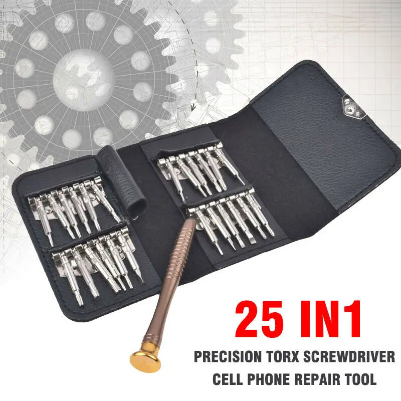 Прецизионная отвертка Torx 25 в 1 набор инструментов для ремонта мобильных