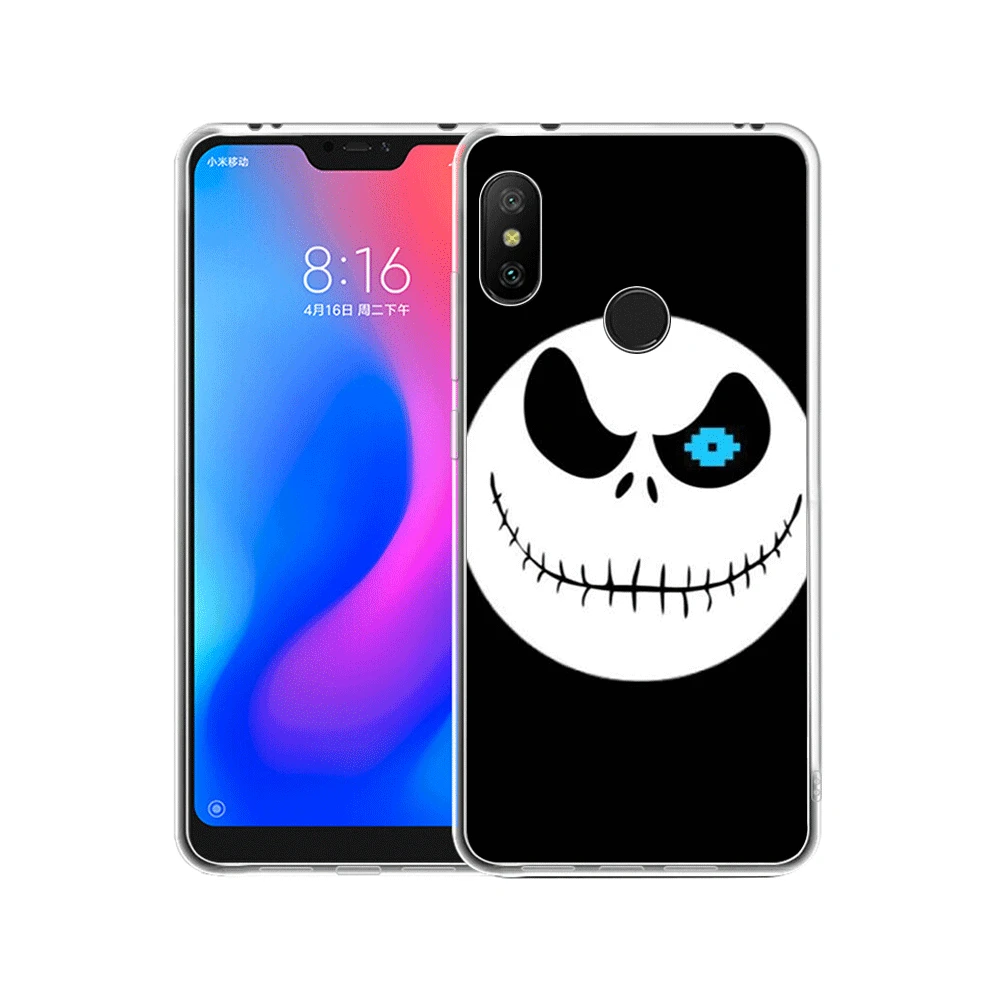 Мобильный чехол для телефона для Xiaomi Redmi Note 8, 6, 7, 5 Pro Xiaomi 4 4X 5A чехол с принтом "Кошмар перед Рождеством" милый