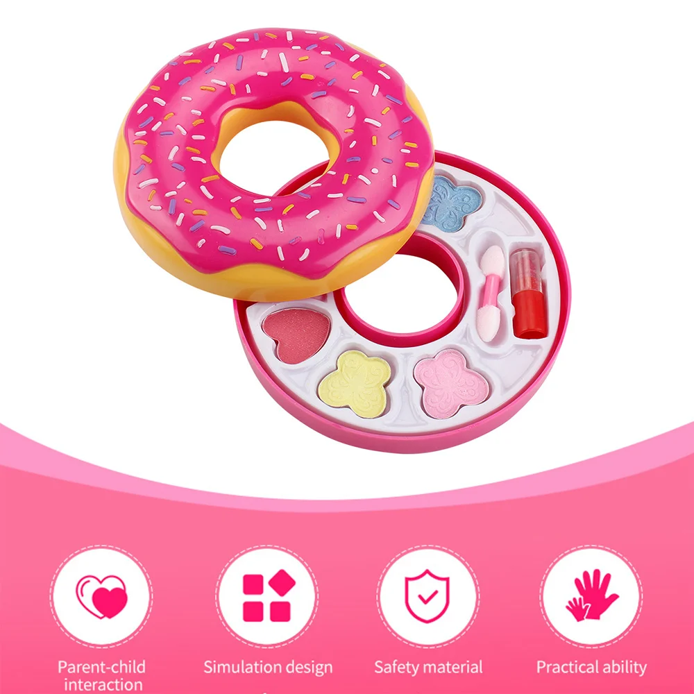 DIY Kids Make Up Toy Set Pretend Play Princess Pink Makeup Beauty Safety Non-toxic Kit Toys for Girls Dressing Cosmetic Candy Bo
