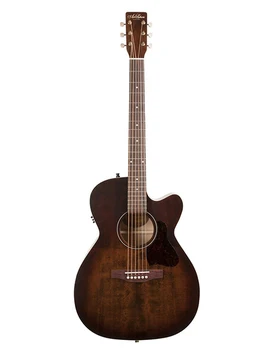 

042340 legacy Bourbon burst CW QIT electro acoustic guitar, Art & Lutherie