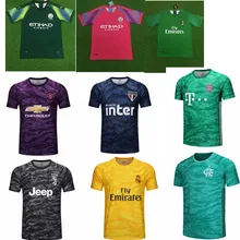Мужская Вратарская Джерси Манчестерский город фламенко Дортмунд ac Bayernes Arsenal Barcaed Jersey Real Madrides Keeper's shirt