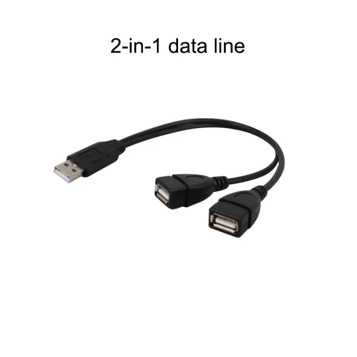 Кабельный концентратор USB 2,0 штекер для двойной USB Женский 2 в 1 прочная зарядка для мобильного телефона SP99