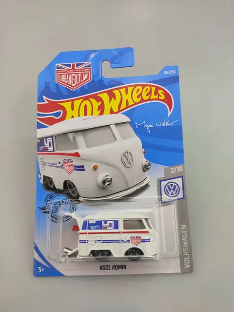 Hot Wheels Kool Kombi, [White] Hello Kitty 38/250 Screen Time 3/10