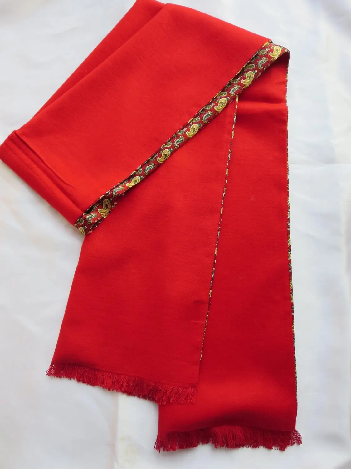 Мужской шелковый шарф мягкий длинный шейный платок винтажный элегантный удобный 170*30 см 9 цветов