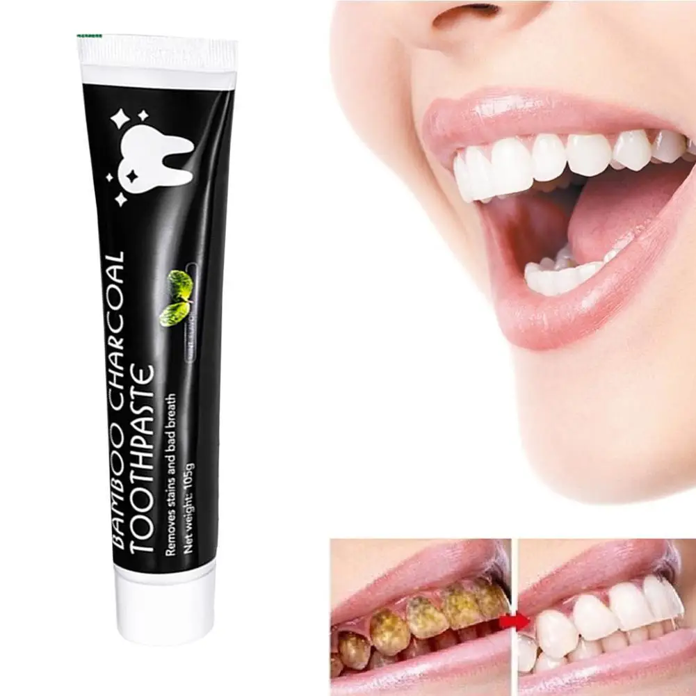 

Tooth Care Bamboo Natural Activated Charcoal Teeth Dropshipping Dental Hygiene Oral Whitening Toothpaste E7M8