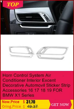 Horn Control System Air Conditioner Interior Excent Decorative Automovil Sticker Strip Accessories 16 17 18 19 FOR BMW X1 Series