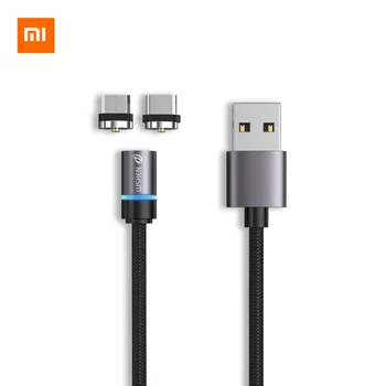 

Xaiomi Mijia WSKEN Round Light Magnetic Charging Cable 360 Degrees Blind Suction Magnetic Charging Ring Blue Light