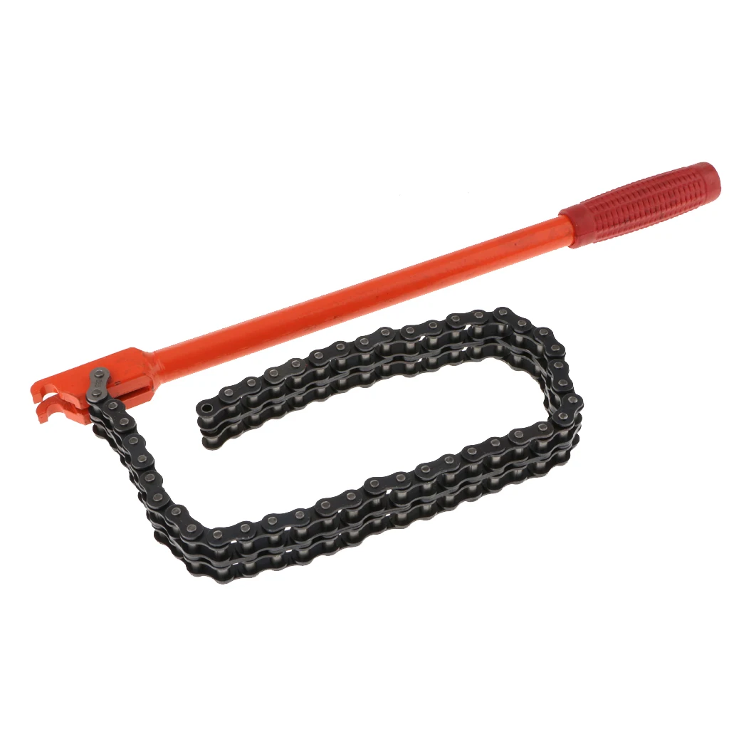 Car Engine Oil Filter Chain Grip Wrench Spanner Remover Tools Plier 15