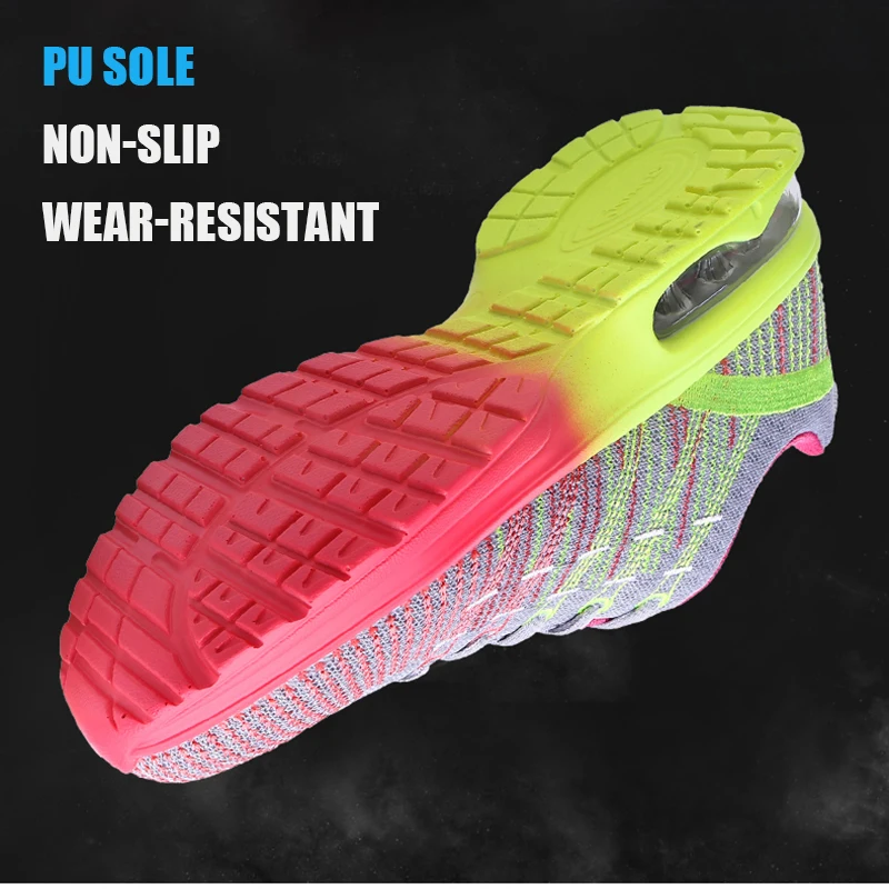 Women's Casual Fashion Air Cushion Lightweight Training Shoes Mesh Breathable Sneakers