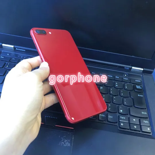 Оригинальный качественный красный корпус для телефона 8 plus задняя крышка