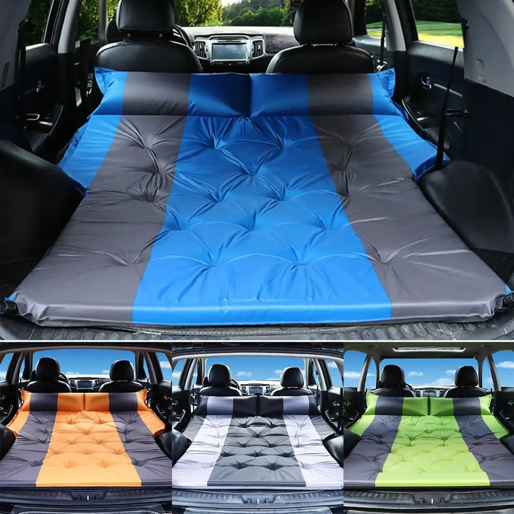 SUV Car Camping Air Mattress Auto Blow Up Bed Inflatable Mattress Raised Airbed Car Bed Air Colchon Inflable Mattre