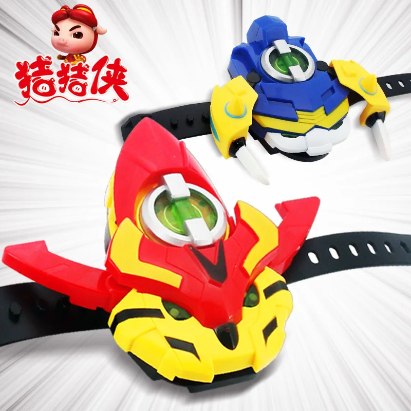 

GGBOND of Super Cute Pet Heart Wuling Full Set Superstar Lock Iron Fist Tiger Takeshi Transformation Toy Shapeshifting Robot Wat