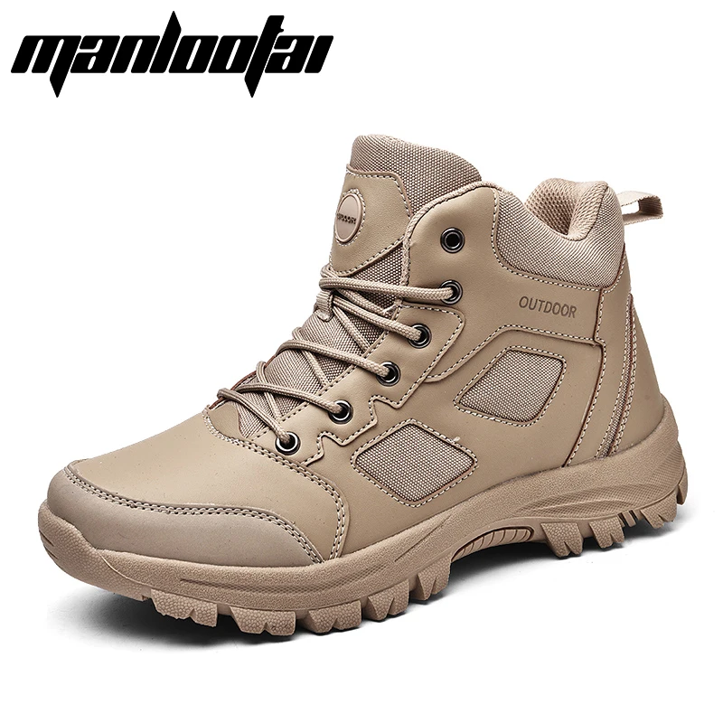 New Hiking Boots Men Winter Shoes Walking Climbing Mountain Sport Waterproof Mens Sneakers Plus Size 39-49 | Обувь