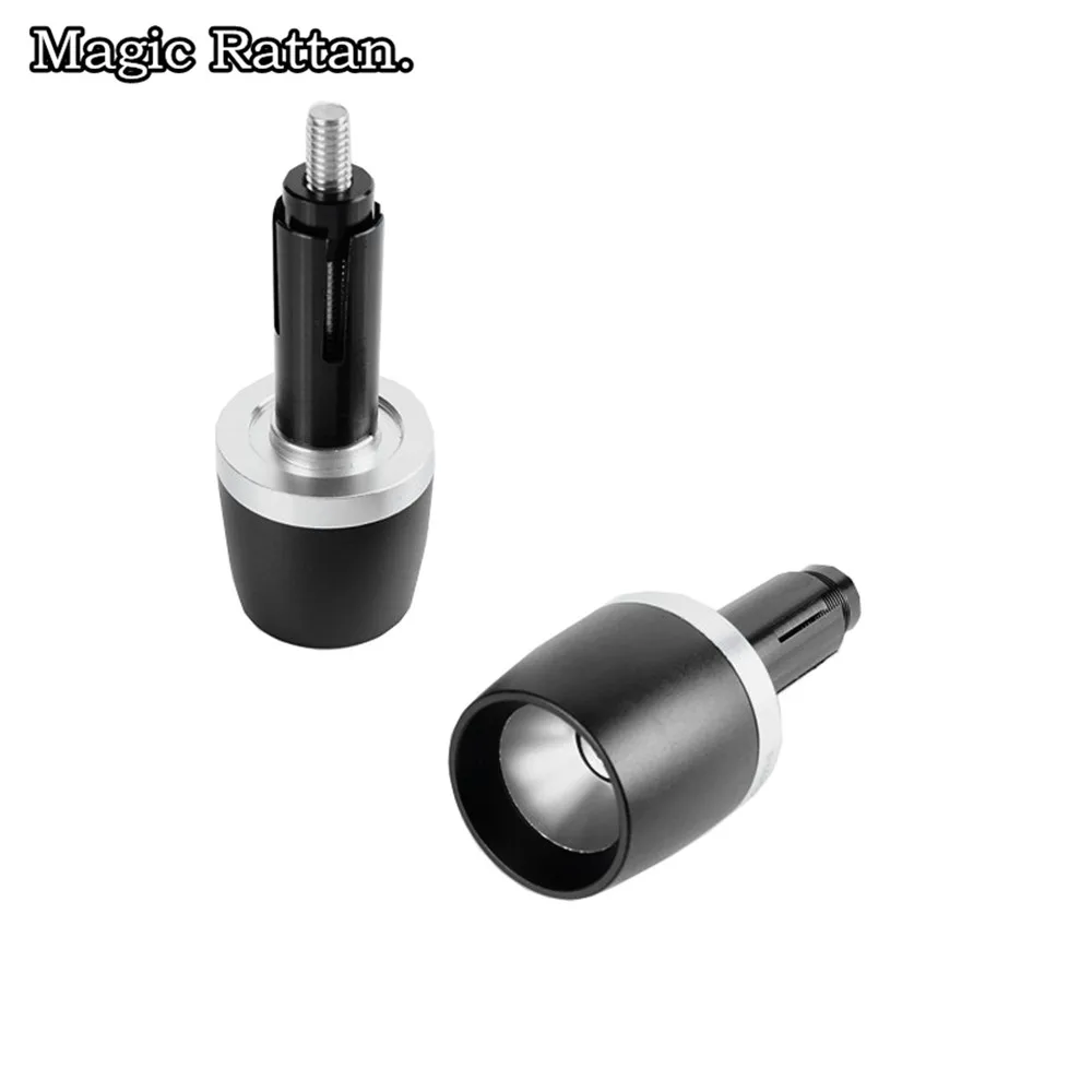 Universal Bar End Plugs Motorcycle 7/8" 22MM Grips Handlebar Caps For Honda CB600F CB919 CB1000