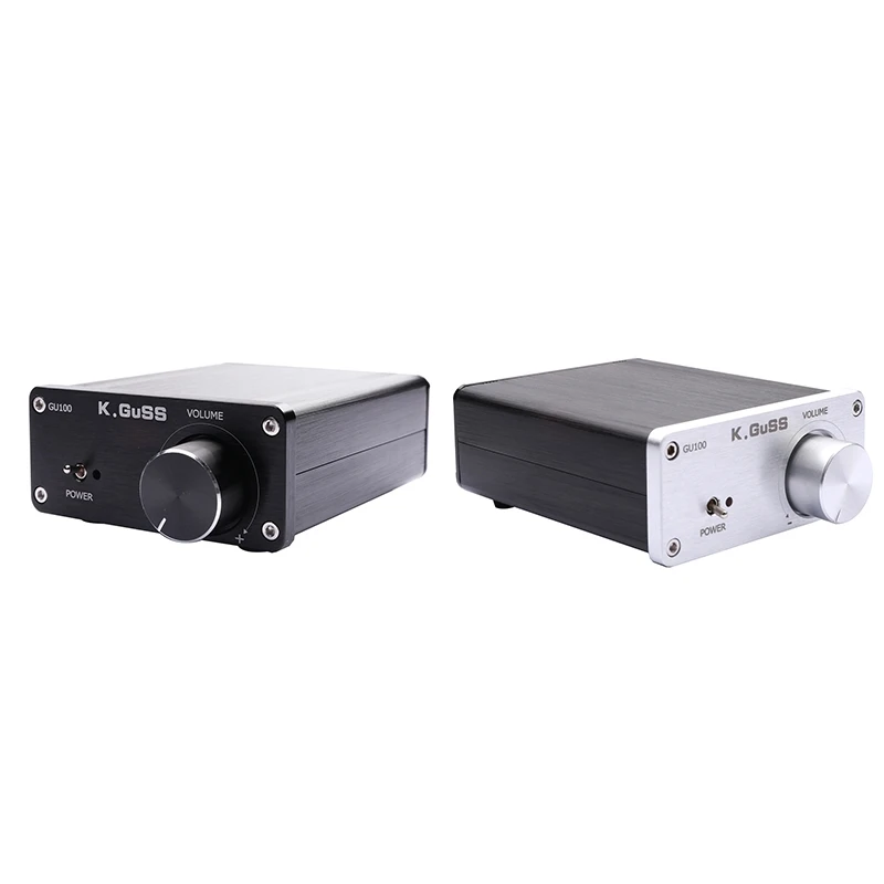 Kguss Gu100 Мини Hifi аудио усилитель класса D аудио цифровой усилитель мощности Tpa3116 расширенный 2x100 Вт домашний корпус для аудиосистемы Amp