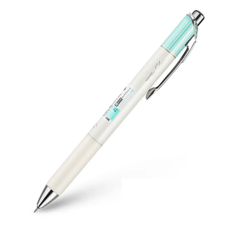Гелевая ручка Pentel Energy Gel быстросохнущая Ручка Kawaii Stripe Clena BLN75L 0,5 мм цветные ручки для печати канцелярские принадлежности для школьников, студентов 1 шт - Цвет: Black refill