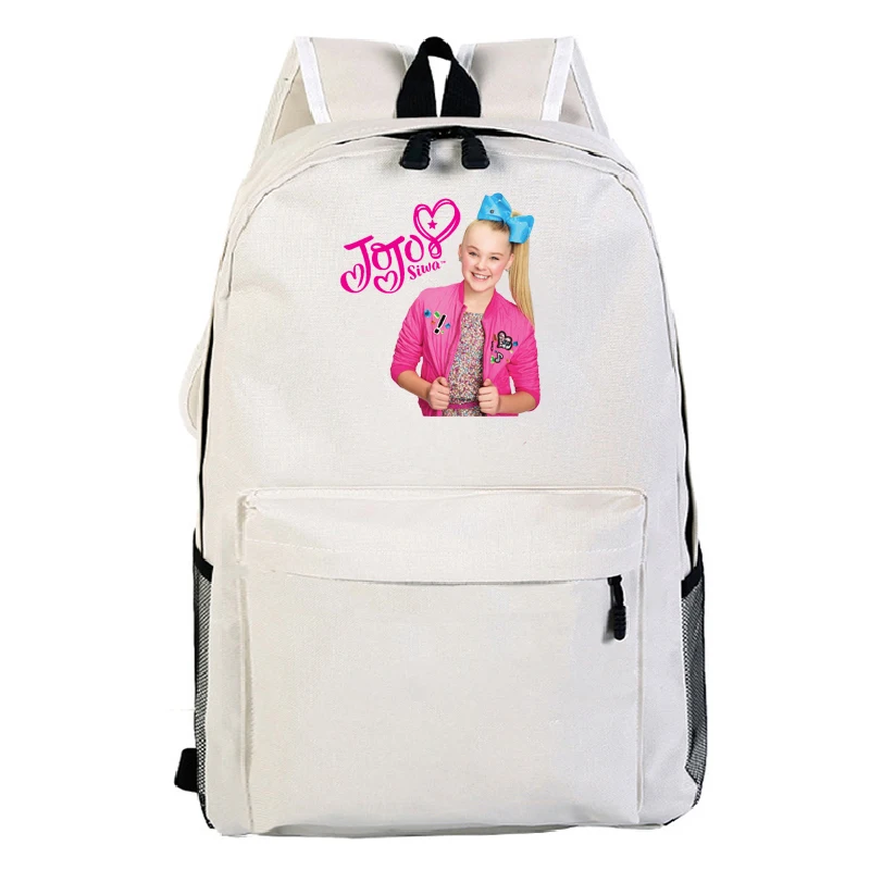 Высококачественный школьный рюкзак Jojo Siwa, популярный узор, рюкзак для ноутбука, Детские повседневные сумки для мальчиков и девочек
