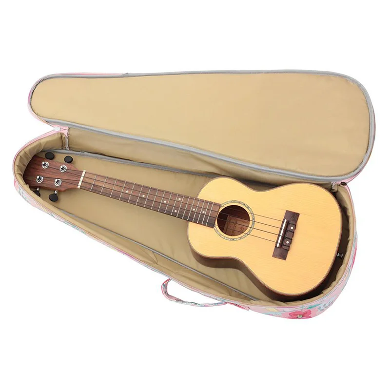 Напечатанная кожа укулеле гитара сумка хлопок сумка укулеле аксессуары