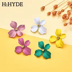 H: HYDE милые ювелирные изделия спрей краска серьги в форме цветков эффектные модные Brincos для девочек подарок Pendientes