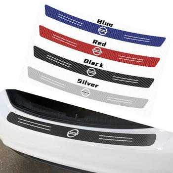 

Car styling Carbon Fiber Trunk bumper Anti-wear protection Sticker For Nissan ylphy Altma X-trai Qashqai Kicks Lannia Tiida