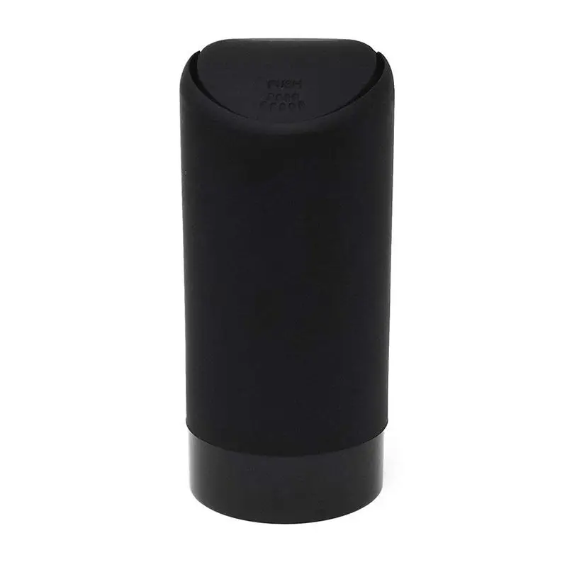 Mini Trash Can with Lid for Car Cup Holder | Washable Silicone Automotive Kitchen and Office Mini Dust Holder Litter Rubbish Bin