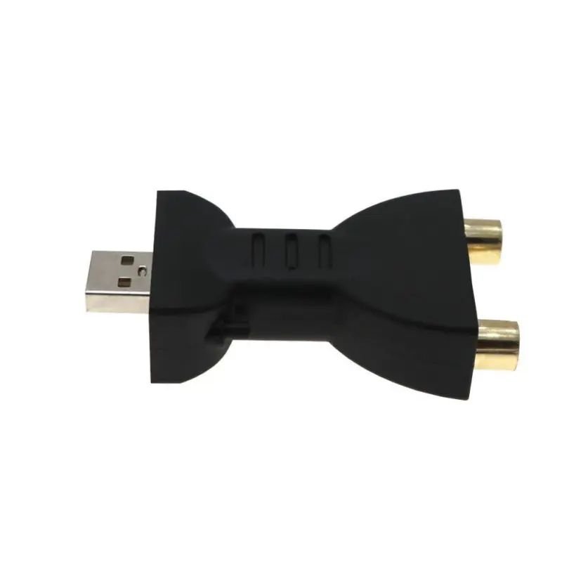 USB на 2 RCA разъем аудио адаптер штекер для ТВ DVD