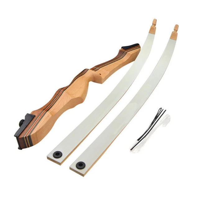  US $86.33 1pcs 38lbs 48inch 68inch Recurve Wood Suit Profession Novice Outdoor Hunting Shootin