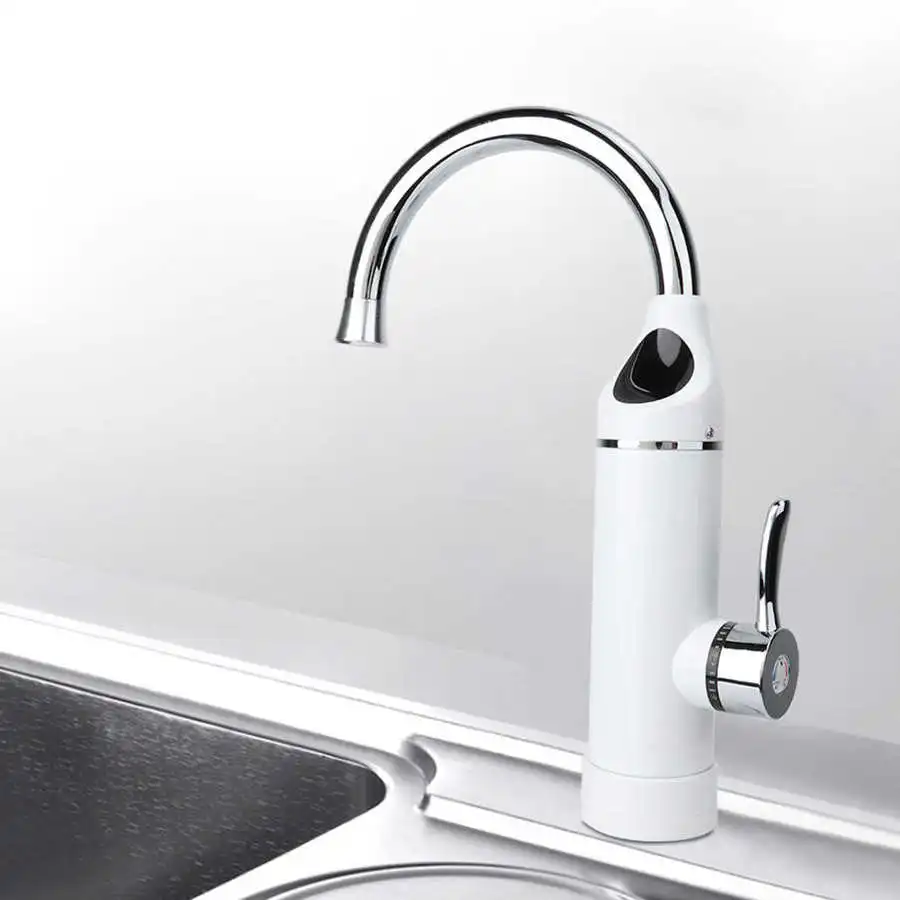 

Electric Kitchen Water Heater Tap Digital Display Instant Water Heater Shower Instantaneous Heater Tankless Water Heating Faucet