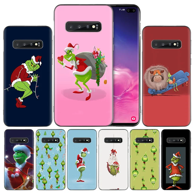 

Silicone Case Cover for Samsung Galaxy A50 A70 A40 A30 A20 A20e A10e A10s A9 A8 A7 A6 Note 8 9 10 Plus 2018 5G Grinch Christmas