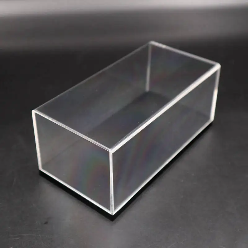 1/43 Scale Display Box Model Car Acrylic Case Transparent Dustproof with Black Base High Quality 14cm