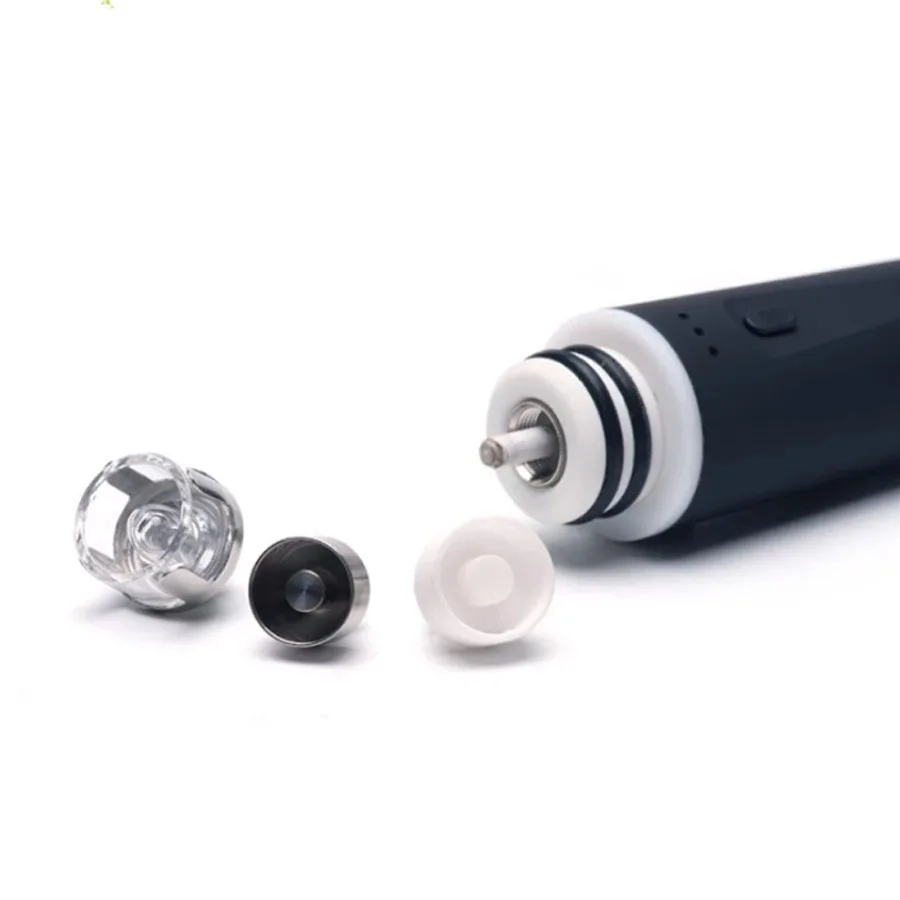 Портативный 1100mAh керамический кварцевый титановый гвоздь батареи Dab Rig для воска E набор для ногтей электрическая ручка для отпечатков пальцев со стеклянной водой bubbler трубы