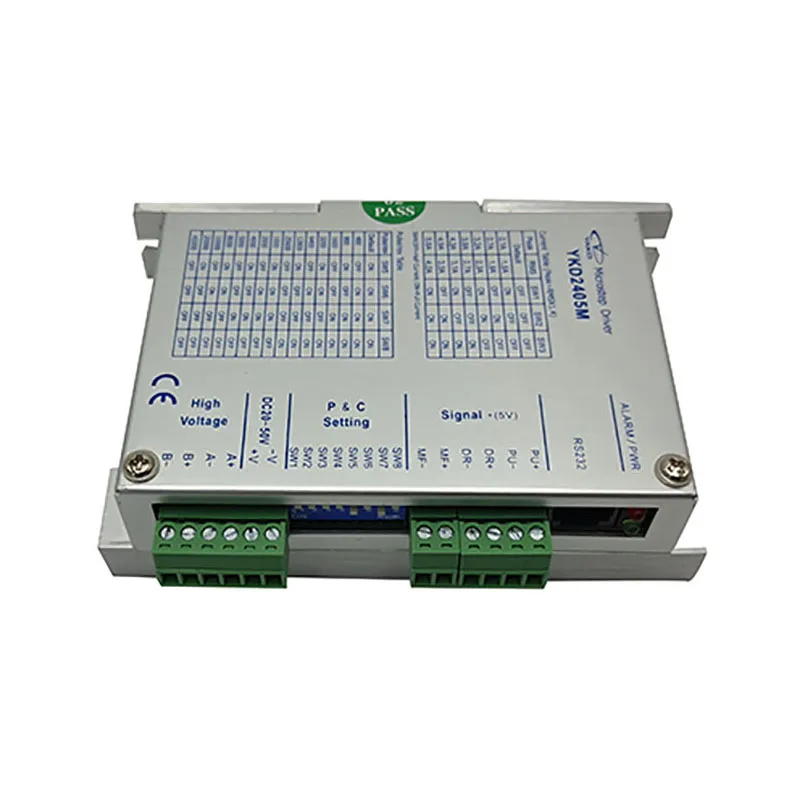 

Происхождение YAKO 32 бит DSP цифровой Драйвер шагового двигателя YKD2405M 2-фазный шаговый привод DC20-50V 4.0A драйвер для 42-86 мм фланцем по той же цене шаговый двигатель