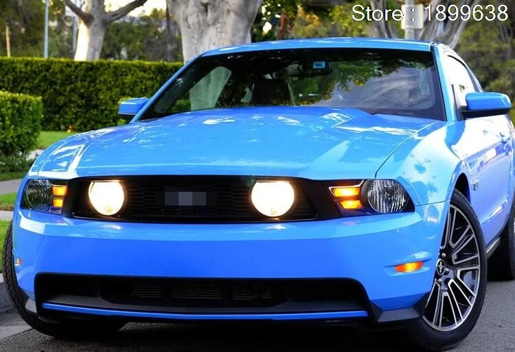 Для ford mustang 2010 2011 2012 светодиодный периметр кольца Фар halo многоцветный RGB ангел демон глаза