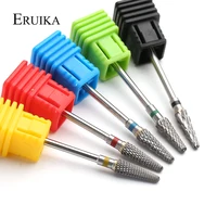 ERUIKA 1pc Carbide Cuspidal Nail Drill Bit Milling Cutter Apparatus for Manicure Machine Remove Nail Gel Bur Drill Accessories 1