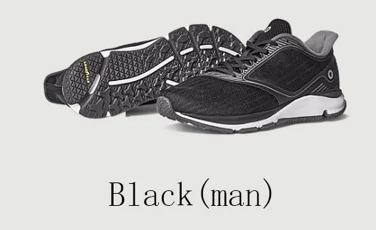 Xiaomi Mijia Amazfit Antelope спортивная обувь уличные кроссовки для бега резиновая подошва поддержка смарт чип смарт обувь для мужчин и женщин - Цвет: Men Black