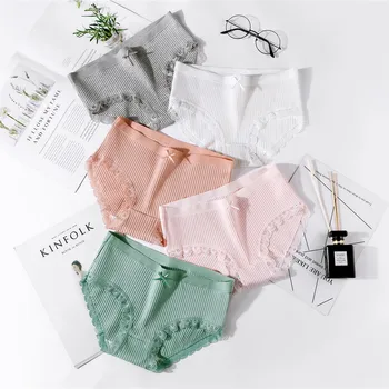 

12 Pcs/lot Wholesale Breathable Underpants Women Underwear Mid-Rise Lace Girls Ladies Panties Lingerie Sexy Briefs yzt 750