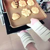 1PC Cute Cartoon Cat Paws Oven Mitts Long Cotton Baking Insulation Microwave Heat Resistant Non-slip Gloves Animal Design 6