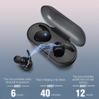 

3500mAh LED Bluetooth Wireless Earphones Headphones Earbuds TWS Touch Control Sport Headset Noise Cancel Earphone Headphone