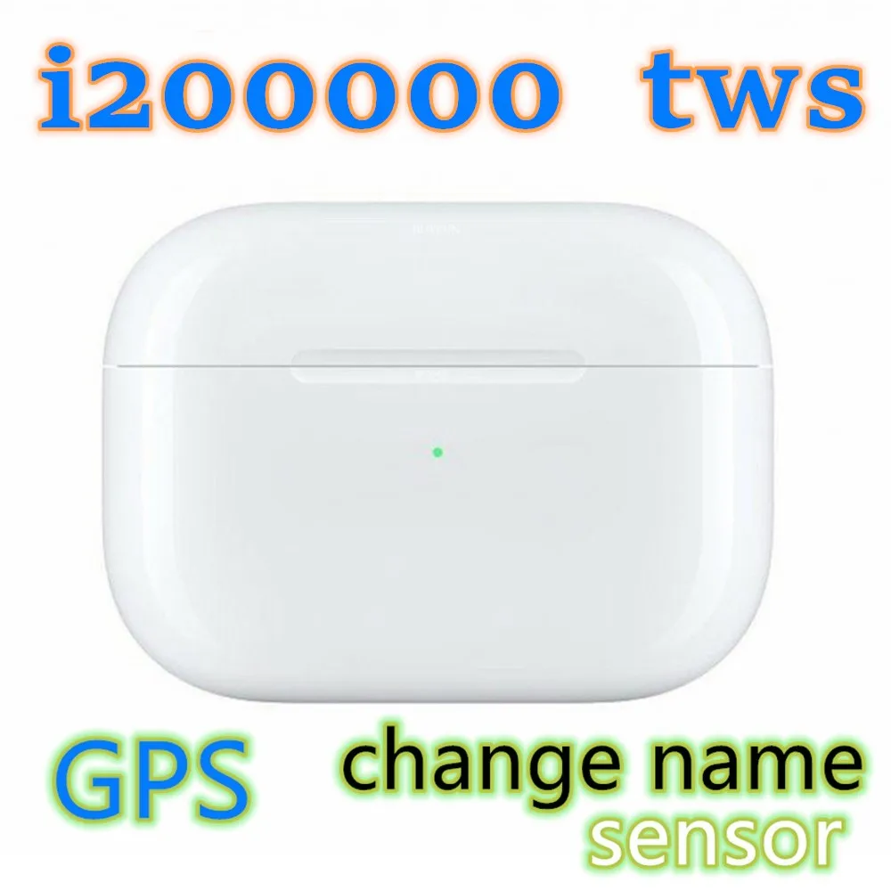 Оригинал i200000 TWS Bluetooth наушники Беспроводная гарнитура 1:1 tws A3 Pro Флик ап 8D Hifi стерео