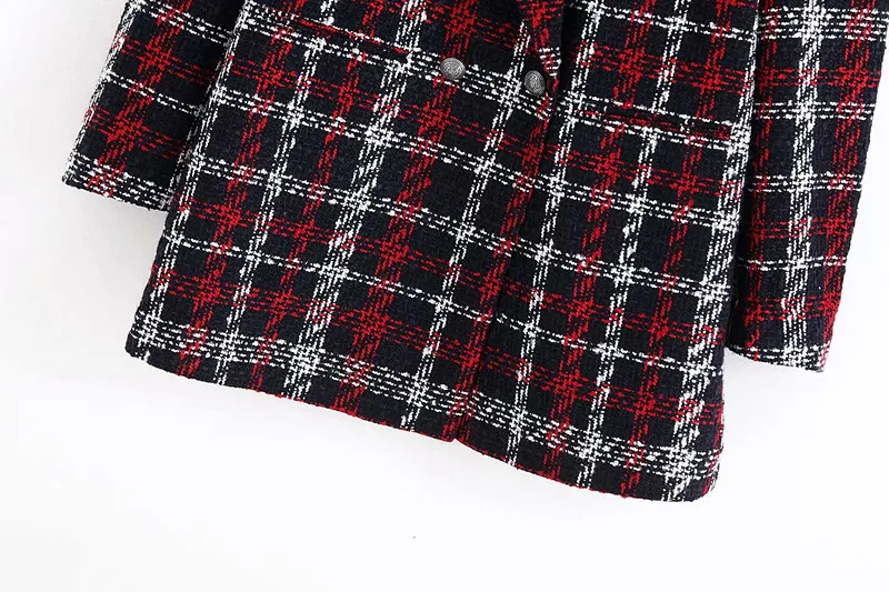 Vadim Veste Femme Zaful зимняя Длинная женская накидка в клетку длинный пуховик женские пальто Manteau Laine Casaco Rosa Preto Manteaux YL282