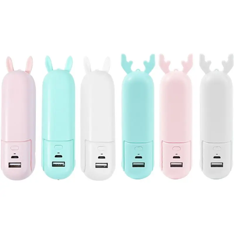 

Foldable Desk Handheld Mini Pocket Fan with LED Light Mobile Phone USB Charger