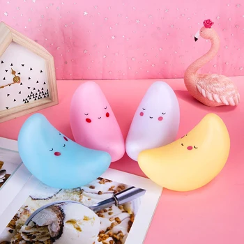 

Moon Cloud LED Button Battery Night Light Children Light Baby Kindergarten Light Bedside Bedroom Girl Toy Christmas Gift