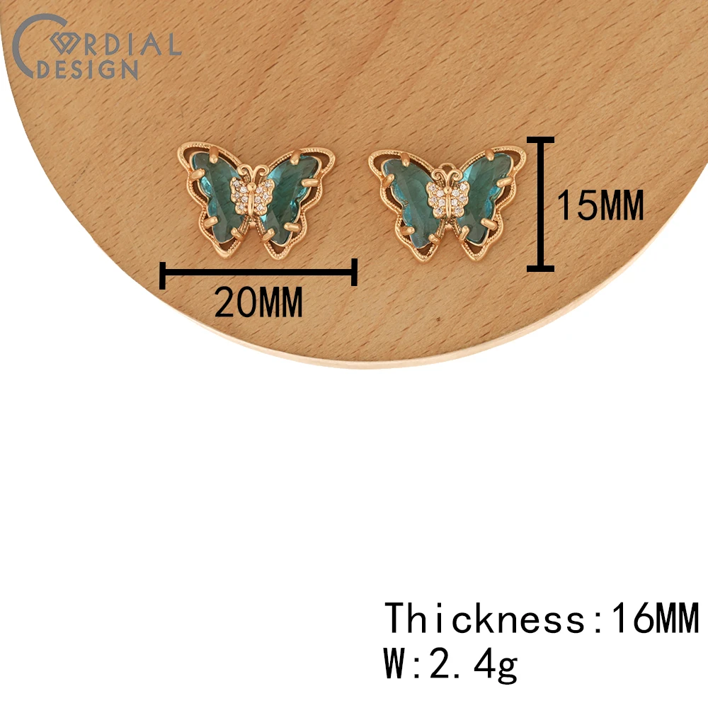 Cordial Design 30Pcs 15*20MM DIY Pendant/Jewelry Accessories/Hand Made/CZ Charms/Jewelry Findings & Components/Earrings Making 5 Cordial Design 30Pcs 15*20MM DIY Pendant/Jewelry Accessories/Hand Made/CZ Charms/Jewelry Findings & Components/Earrings Making - cordial